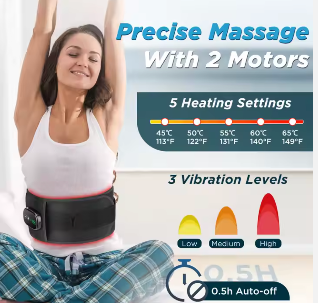 [MyPhysioHome] Wireless Heated Lumbar Massager